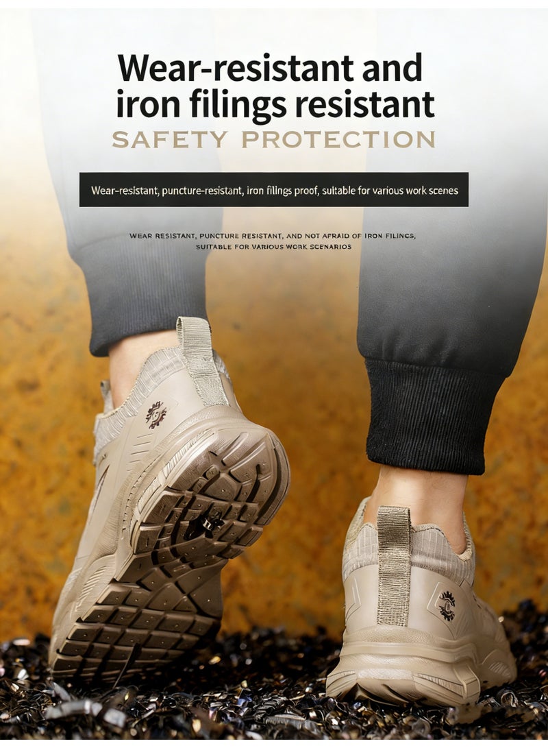 Sky View Wide Work Boots for Men/women Composite Toe Safety Work Shoes Slip-Resistant Work footwear, Waterproof,Lightweight, anti puncture, industrial,factory shoes - Image 5